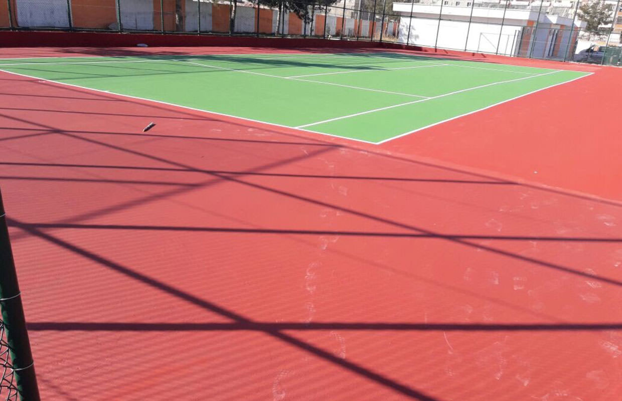 Büyükşehir Belediye Tenis Kompleksi | Akrilik Saha Uygulamaları